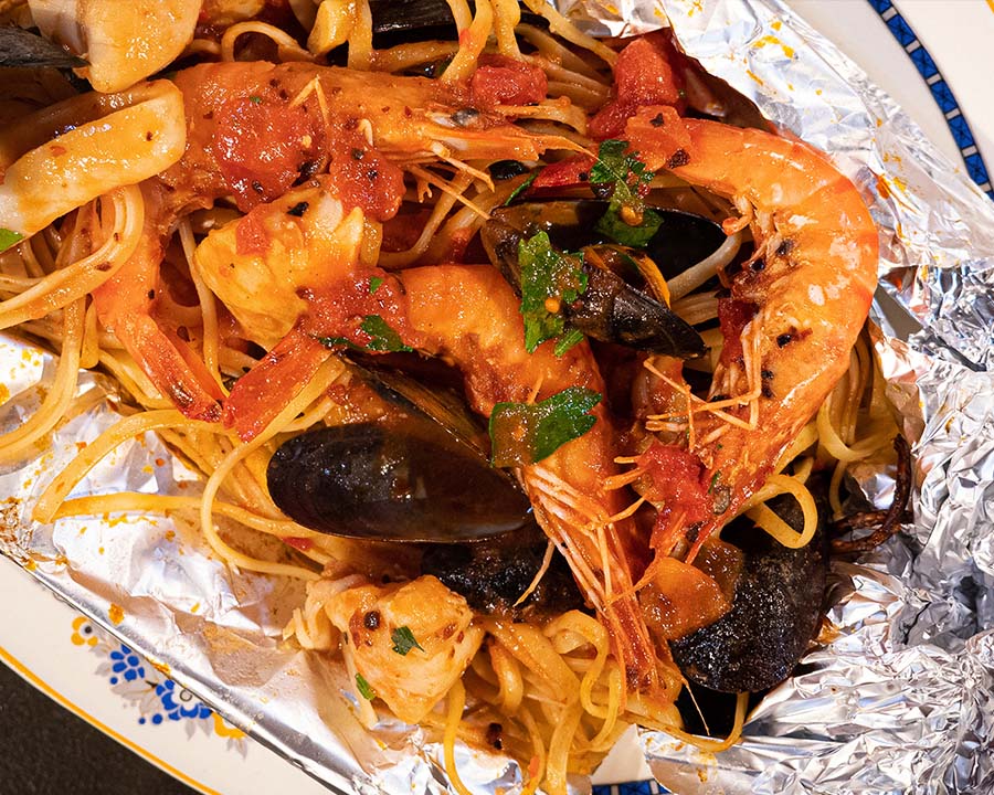 Linguine Al Cartoccio